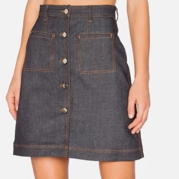 Carven Dresses & Skirts - CARVEN PARIS Dark Denim Jean Skirt | FR 38 US 6